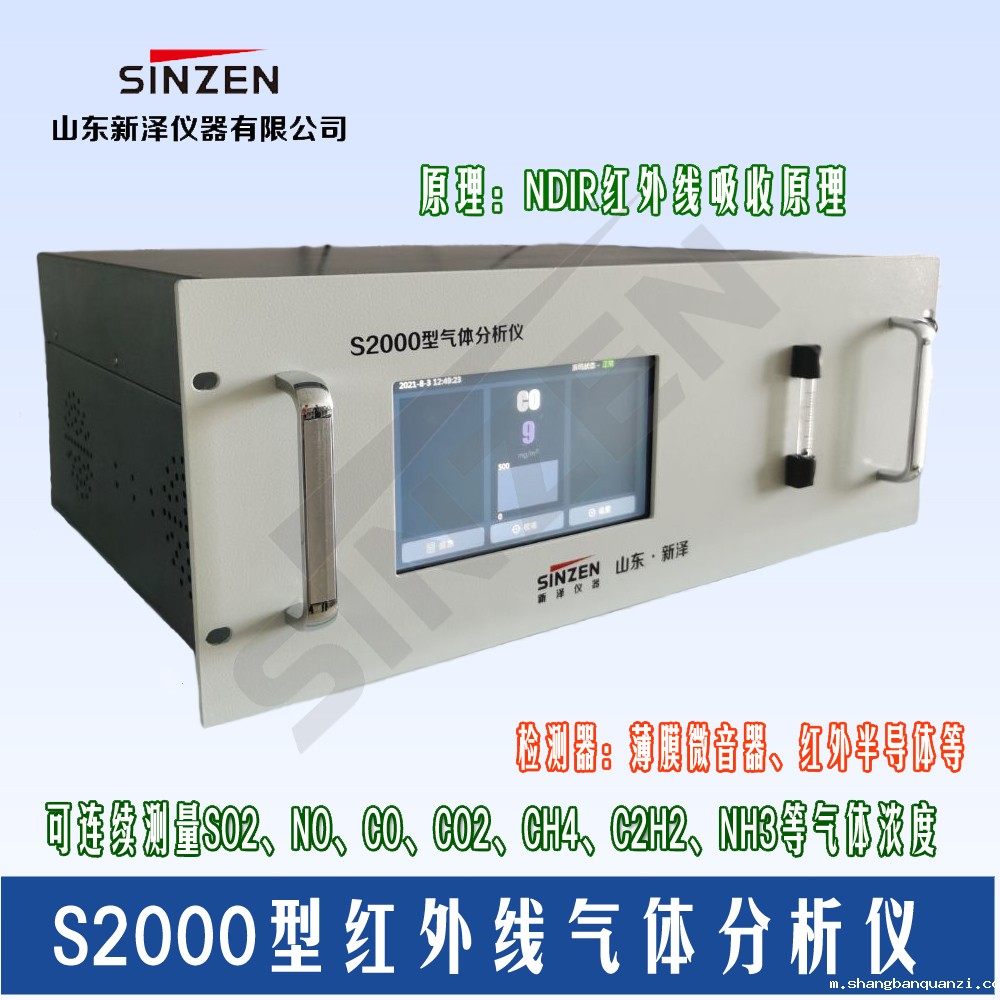 红外线一氧化碳CO气体分析仪
